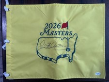 Rory Mcilroy Signed 2026 Masters Golf Pin Flag PSA COA AUGUSTA NATIONAL picture