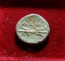 Mysia. Lampsakos circa 190-85 BC. Æ13 Head of Demeter right, thunderbolt ΛΑΜ picture