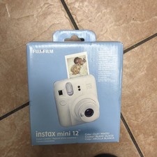 NEW Genuine Fujifilm instax mini 12 Instant Camera (Clay White) BRAND NEW picture