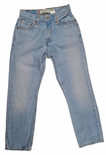 Vintage 2003 Levi's 505 Jeans W29 L30 Light Wash Made in USA Red Tab picture