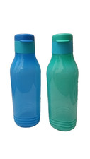TUPPERWARE New Aquasafe Multicolour 750 ML Triangle Flip Top Water Bottle picture