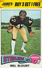 1975 Topps #12 Mel Blount Vintage Football Card picture