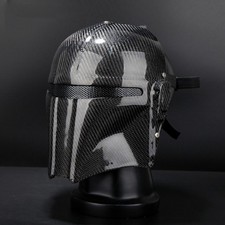Carbon fiber mask outdoor tactical lightweight cosplay protection full face mask picture