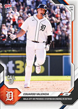 STORYBOOK ENDING FOR VERLANDER Eduardo Valencia 2026 Topps Now #727 PRESALE picture
