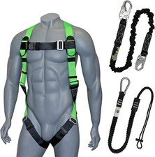 Fall-Arrest Harness Kit, Safety Lanyards, ANSI OSHA, 310lbs picture