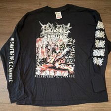 Severe Torture - Misanthropic Carnage - Vintage Longsleeve XL Screen Stars picture
