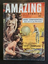 Amazing Stories April/May 1953 Classic Sci Fi Heinlein, Bradbury, Matheson picture