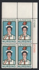 ALLY'S STAMPS US Plate Block Scott #1190 4c Nursing [4] MNH F/VF [STK picture