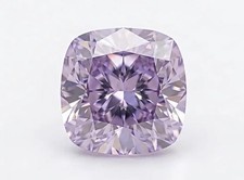 Huge 5 CT Cushion Cut Fancy Purple Color VVS1 Clarity Diamond 10MM Gemstone+Gift picture