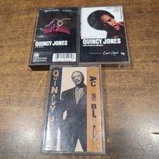 Lot of 3 Vintage Quincy Jones  Cassette Tapes picture