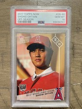 2017 Topps Now - Topps Online Exclusive Off-Season Shohei Ohtani #OS-80 🔥 (RC) picture