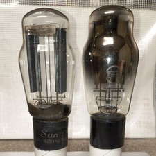 SUN TEN 5Z3 Rectifier Vacuum Tubes 2-Piece Set Tested Vintage HiFi Audio Japan picture