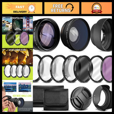 Ultra Deluxe Camera Lens Kit for Canon EOS Rebel & 80D - 7pc Filter Set + Wide A picture