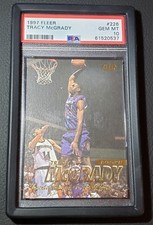 FLEER 1997-98 TRACY MCGRADY ROOKIE #226 PSA 10 TORONTO RAPTORS NBA LOW POP RARE  picture