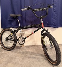 Vintage 1981 Mongoose Supergoose 20” BMX Bike Black ACS Z Rims picture