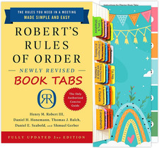 Book Tabs for Robert'S Rules of Order Newly Revised in Brief, 3Rd Edition,23 picture