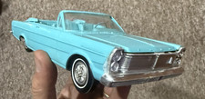 AMT 1965 FORD GALAXIE 500 CONVERTIBLE DEALER PROMO MODEL CAR MPC JO-HAN AQUA 67 picture