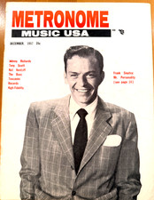 METRONOME MAGAZINE OCTOBER 1957  FRANK SINATRA RECORD REVIEWS HIGH FIDELITY picture