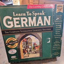 LEARN TO SPEAK GERMAN Workbook/CDs- The Learning Company Version 7.0 Grammar picture