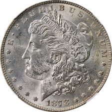 1878-P 7TF Rev 78 Morgan Silver Dollar NGC MS61 Nice Eye Appeal Nice Strike picture