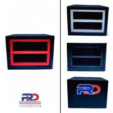 NEW RDCARSHOW RADIO BOX FOR 2 EQUALIZER AND 1 RADIO  PAINTED FRONT picture