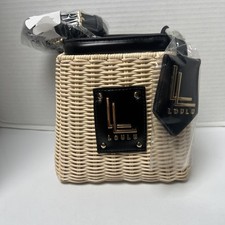 Loulu's Wicker Basket Mini Purse Handbag with strap for Crossbody NEW picture