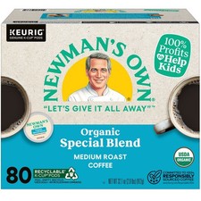 Newman's Own Organic Special Blend Coffee, Medium Roast, Keurig K-Cup Pods, 80 c picture
