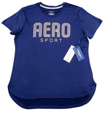 Aeropostale Woman's T-shirt Color Blue Size L ( NEW WITH ORIGINAL TAGS ) picture