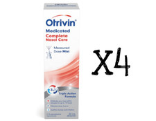 OTRIVIN 4 bottlesX20ml =80 ml Total Complete Nasal Care Canada New picture