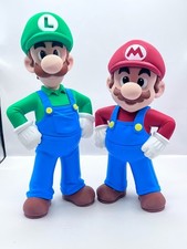 LARGE CUSTOM MARIO & LUIGI 3D PRINTED FIGURES NINTENDO ART TOY COLLECTIBLES picture