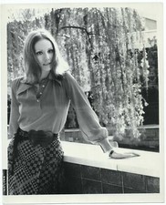 CLAUDINE AUGER STYLISH POSE PORTRAIT Stunning BOND GIRL 007 1972 PHOTO 325E picture