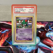 Pokemon 2006 Ralts 81/113 EX Delta Species Reverse Holo PSA 10 POP 17 picture
