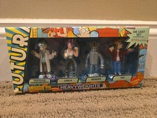 SEALED Futurama Heavyweights - Series 1 - Die Cast Figure Set - Rocket USA Toy picture