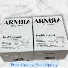 FOR 2 ARMRA Colostrum Immune Revival Unflavored 30 Packets Each EXP12/2026+ NEW picture