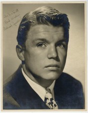 Richard Jaeckel Hand Signed 11x14 Oversized Portrait Photo 1946 Handsome Hunk  picture