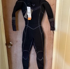 NWT Roxy Women Prologue Back Zip Full Wetsuit Size 2 Black Surfing Wetsuit picture