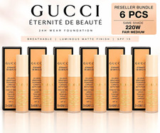 Gucci Éternité de Beauté Foundation 220W Fair Medium 5ml Mini 6pc Lot NEW picture