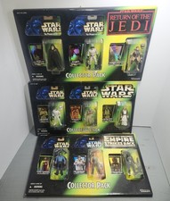 1997 Star Wars POTF Collector Pack Lot ANH ESB ROTJ Kenner 9 Figures Sealed picture