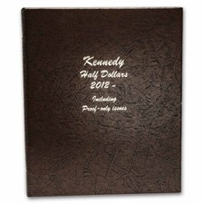 Dansco Coin Album For US Kennedy Half Dollars w/ Proofs 2012-2026 New Model 8167 picture