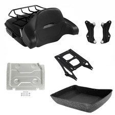 Chopped Trunk Backrest Mount Rack Docking Hardware Fit For Harley Touring 14-26 picture