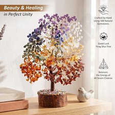 7 Chakra Crystal Tree 500 Beads Large 11