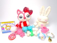 Littlest Pet Shop Rare Red White Husky Dog #1793 with cute accessories authentic picture