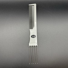 Vintage 2002 New Old Stock Goody Hair Lift Pick Comb Combo Silver picture