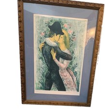 Antoine Serneels Original Signed Lithograph Ltd Ed 275 Collector’s Guild Framed picture