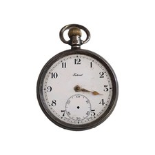 Antique English Sterling Silver 'Federal' Pocket Watch C1922 - For Parts (11) picture