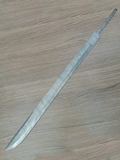 35 inch FULL TANG Custom Hand Forged Damascus Sword Blank  Blade Knife Making picture