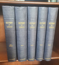 Antique 1925 Set of History of Ohio Books - Galbreath - Illustrated - Vol. I-V picture