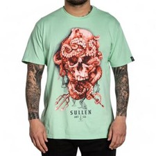 Men's Sullen Art Collective Neptune Neptunian Skull Premium Tee T-Shirt S-4XL picture