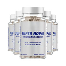 5-Pack Super Nopal Santo Remedio – Advanced Daily Dietary Supplement - 300 Count picture