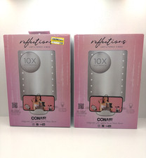 Conair Hollywood LED Lighted Makeup Mirror  10x Spot White Vanity Pack of 2 picture